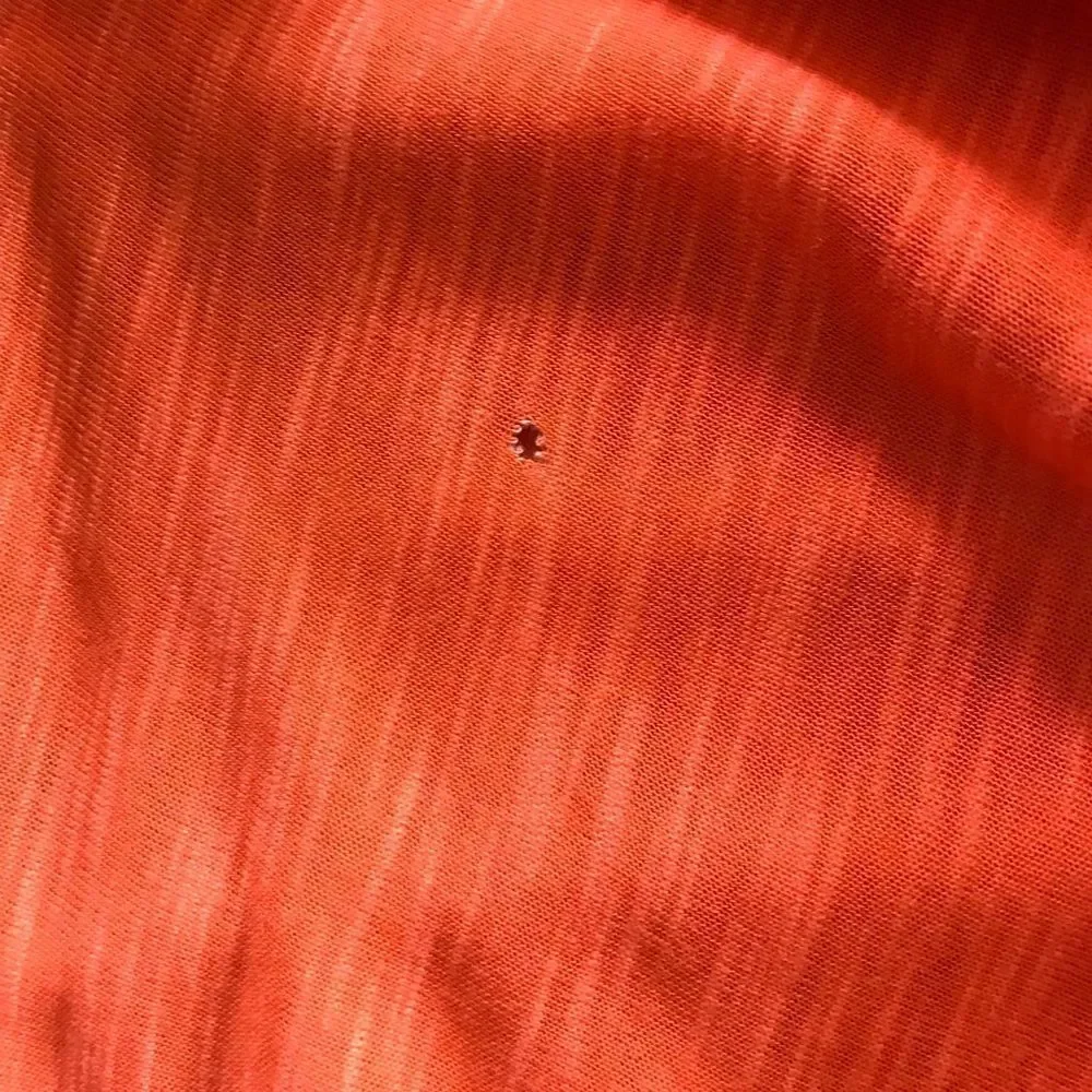 Tommy Bahama Orange Printed Maxi Dress w/ Pinholes Size S - Picture 5 of 14